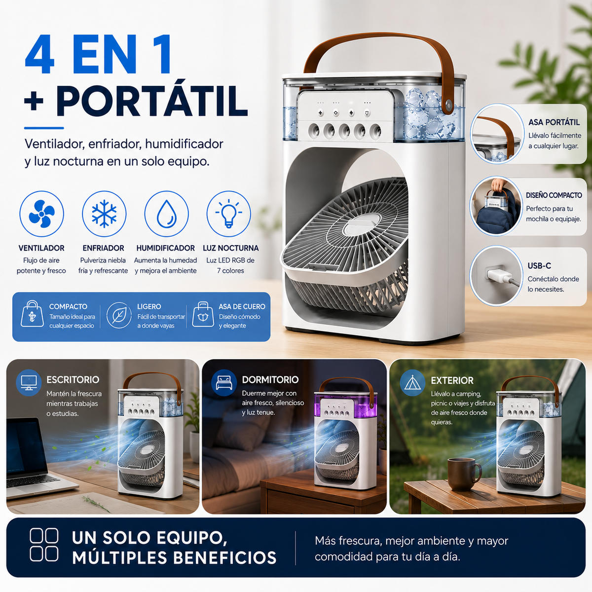 Ventilador Humidificador