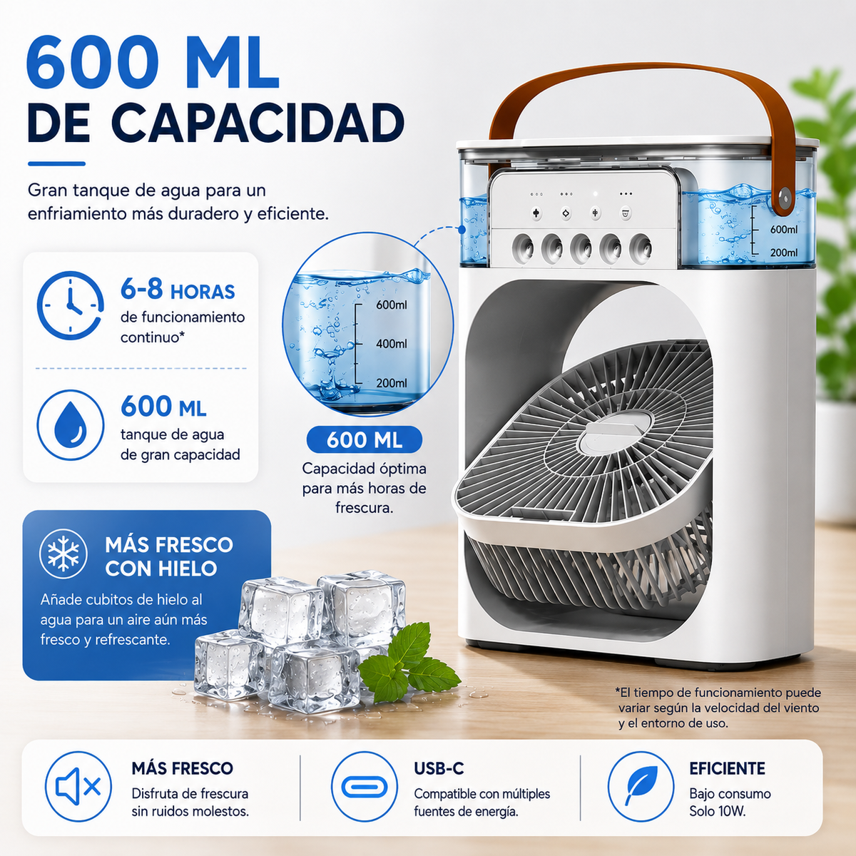 Ventilador Humidificador