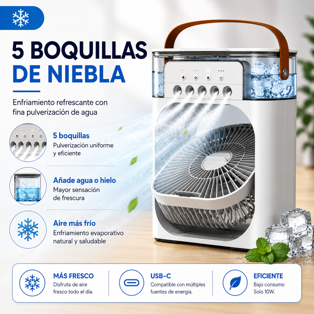 Ventilador Humidificador